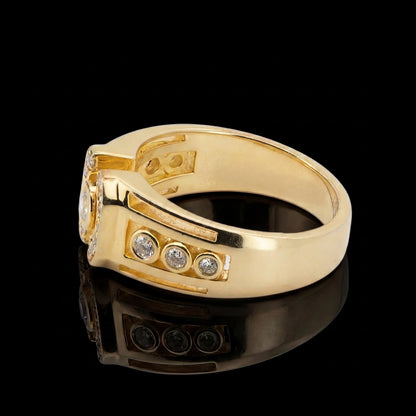 Vermeil Lab Diamond Ring