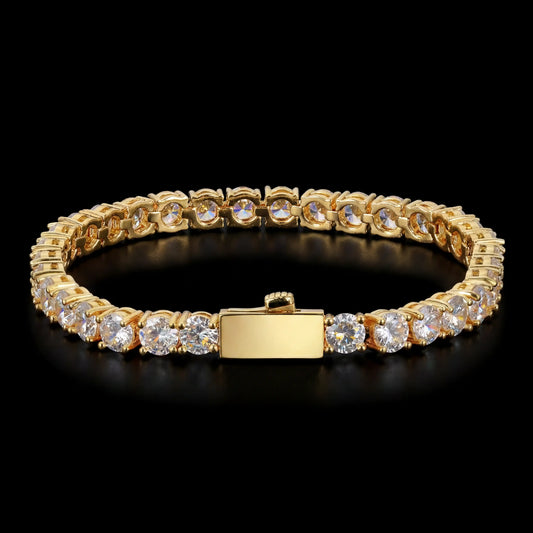 Snap Clasp Diamond Tennis Bracelet - 4mm
