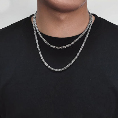 Byzantine Chain Solid 925