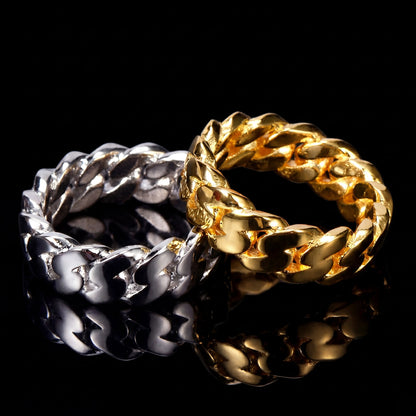 Cuban Link Ring Solid 925