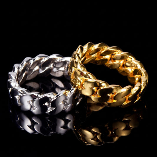 Cuban Link Ring Solid 925