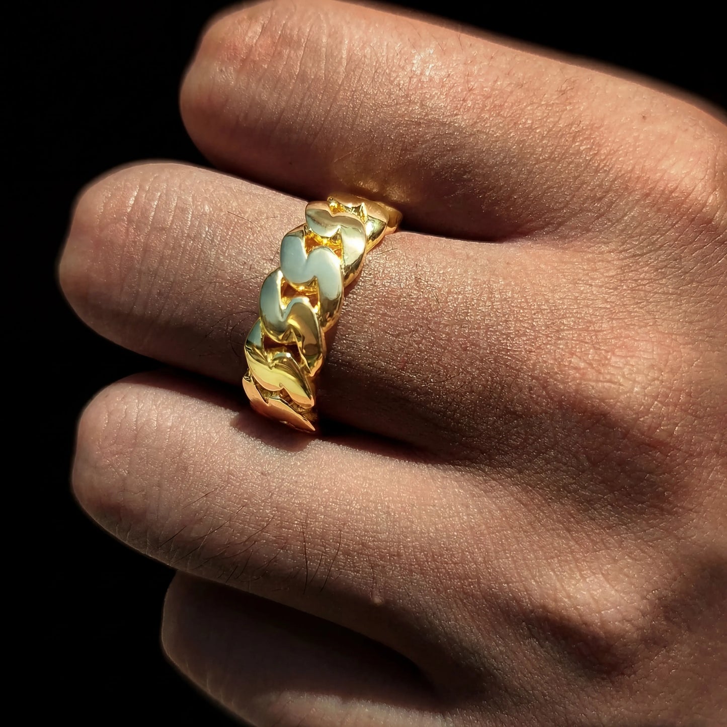 Cuban Link Ring Solid 925