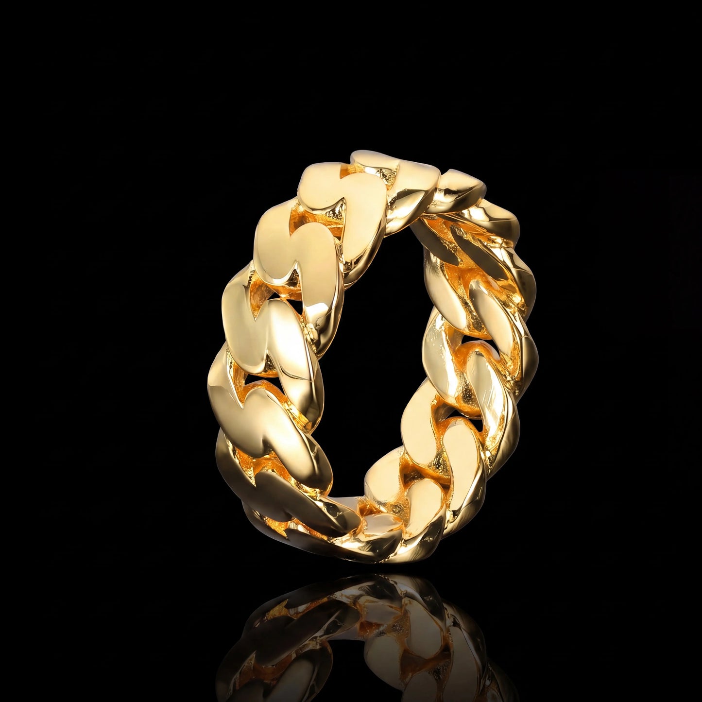 Cuban Link Ring Solid 925