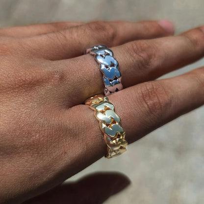 Cuban Link Ring Solid 925