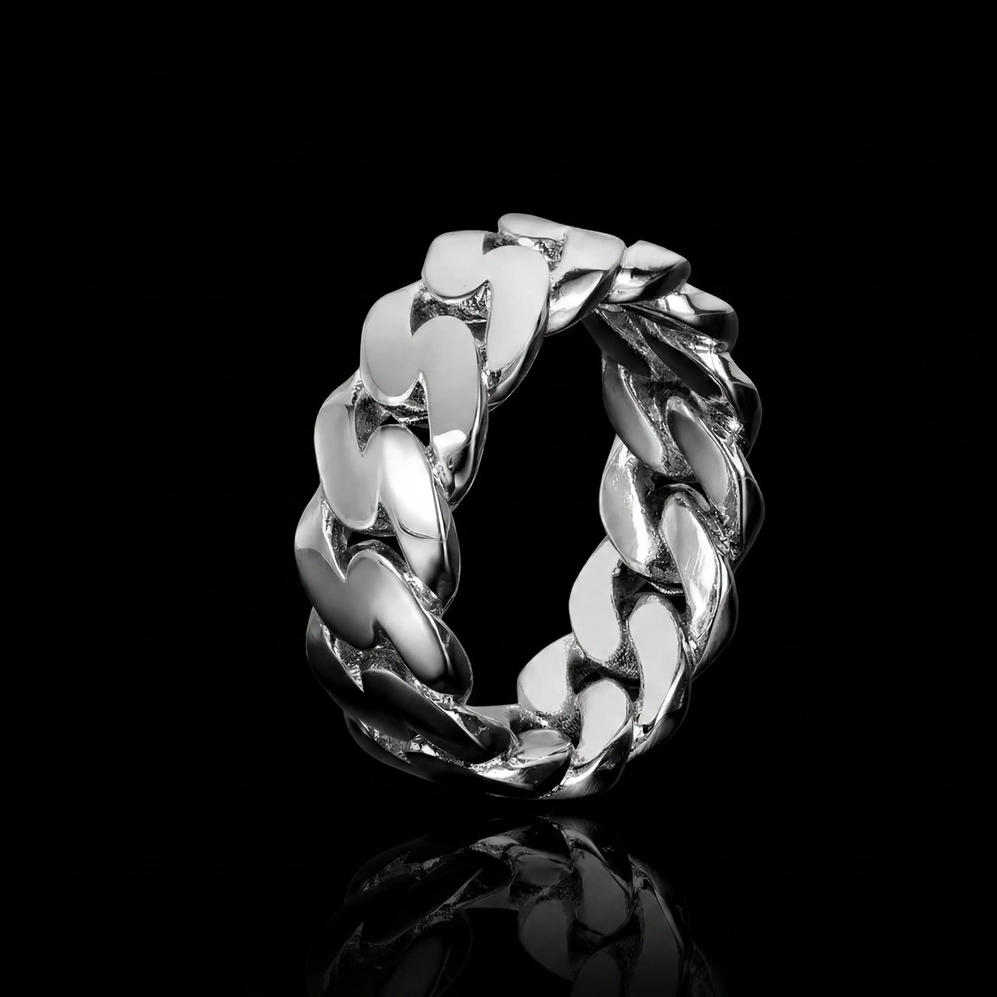 Cuban Link Ring Solid 925
