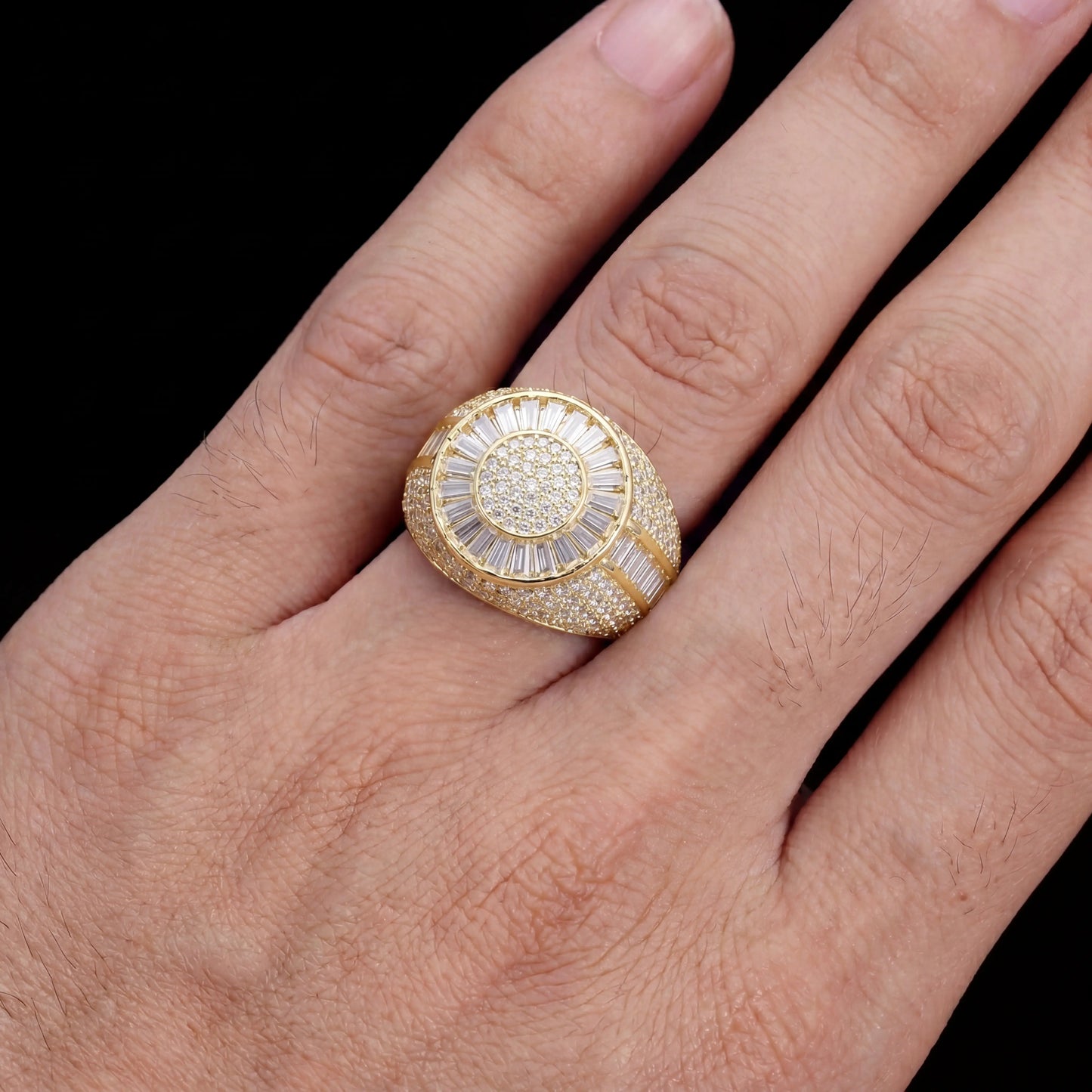 Diamond Pave Ring Solid 925