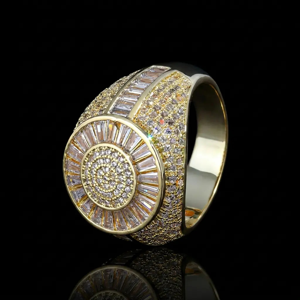 Diamond Pave Ring Solid 925