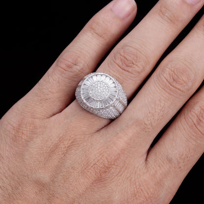 Diamond Pave Ring Solid 925