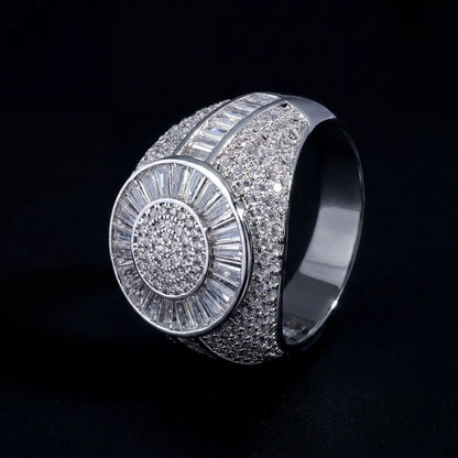 Diamond Pave Ring Solid 925