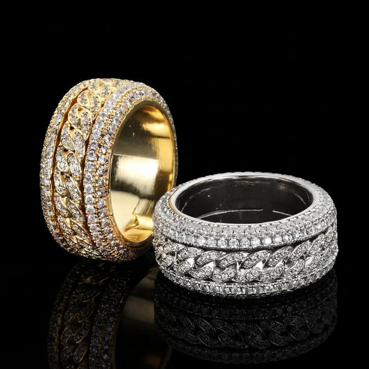 Spinner Cuban Ring Solid 925