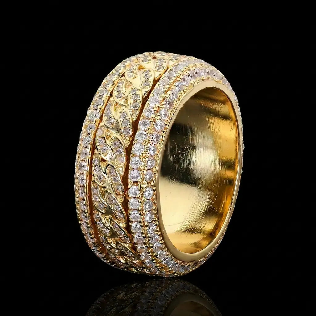 Spinner Cuban Ring Solid 925