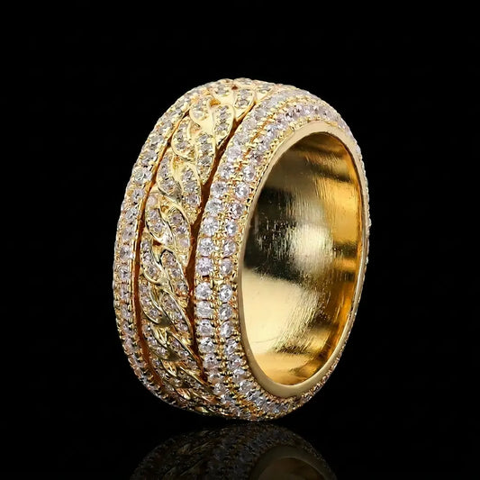 Spinner Cuban Ring