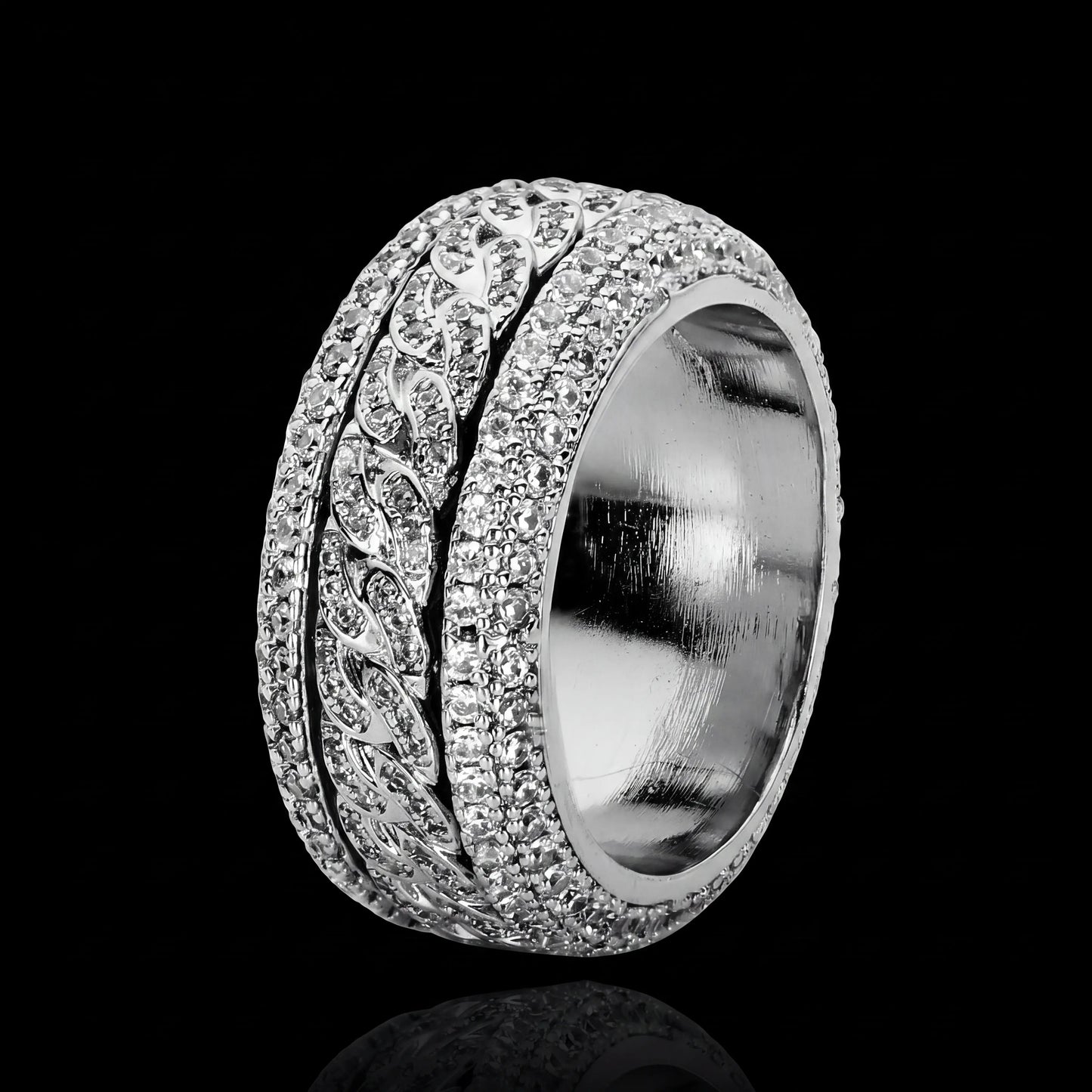 Spinner Cuban Ring Solid 925
